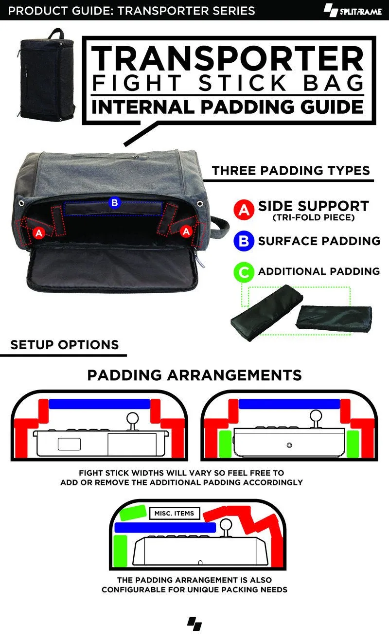 EVOLUTION CHAMPIONSHIP SERIES TRANSPORTER TYPE R Fight Stick Bag