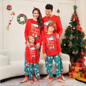 Family Parent-Child Christmas Shoes Santa Claus Pajamas Set