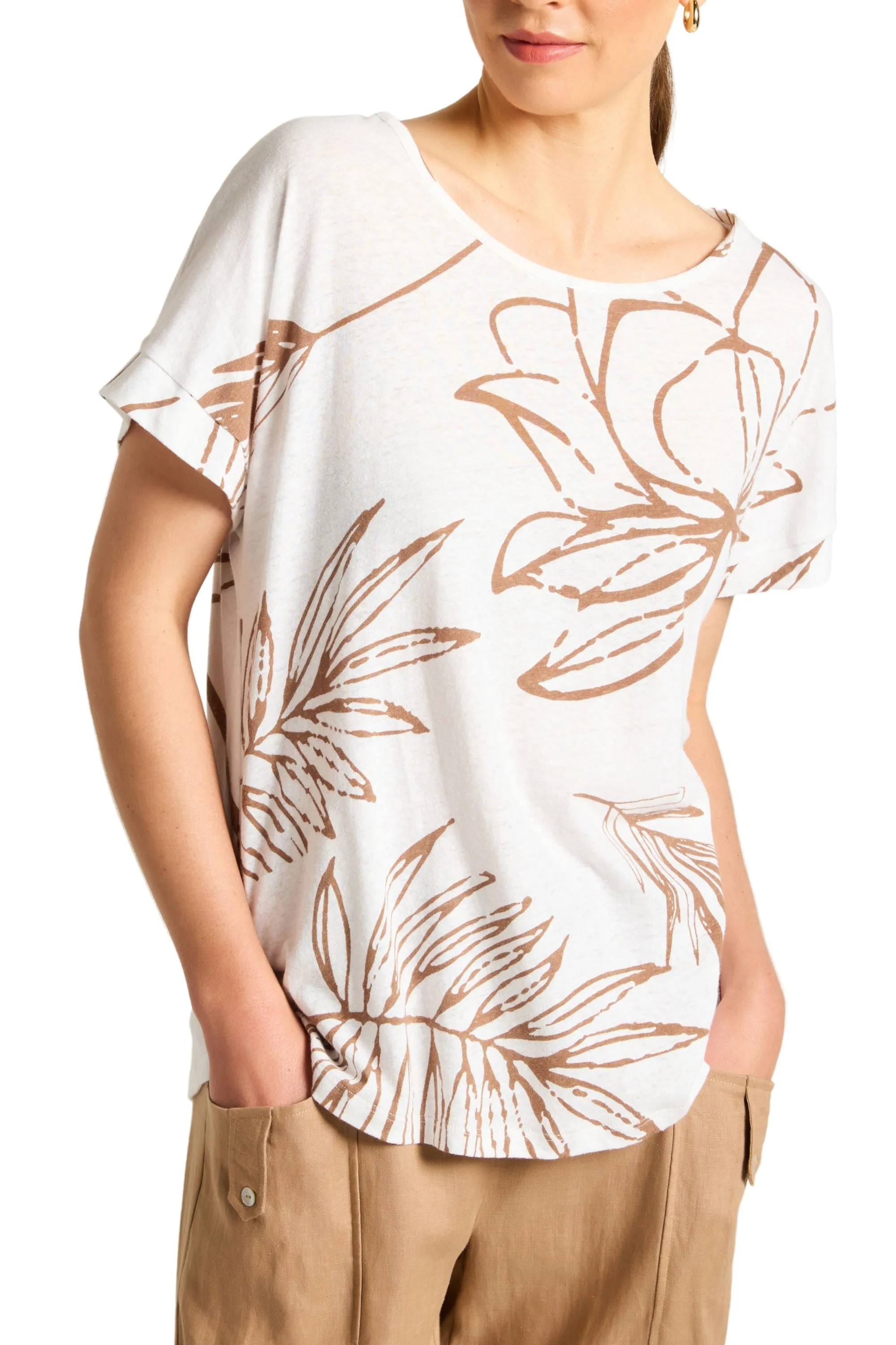 FERN TREE PRINT TEE - YT25S7000