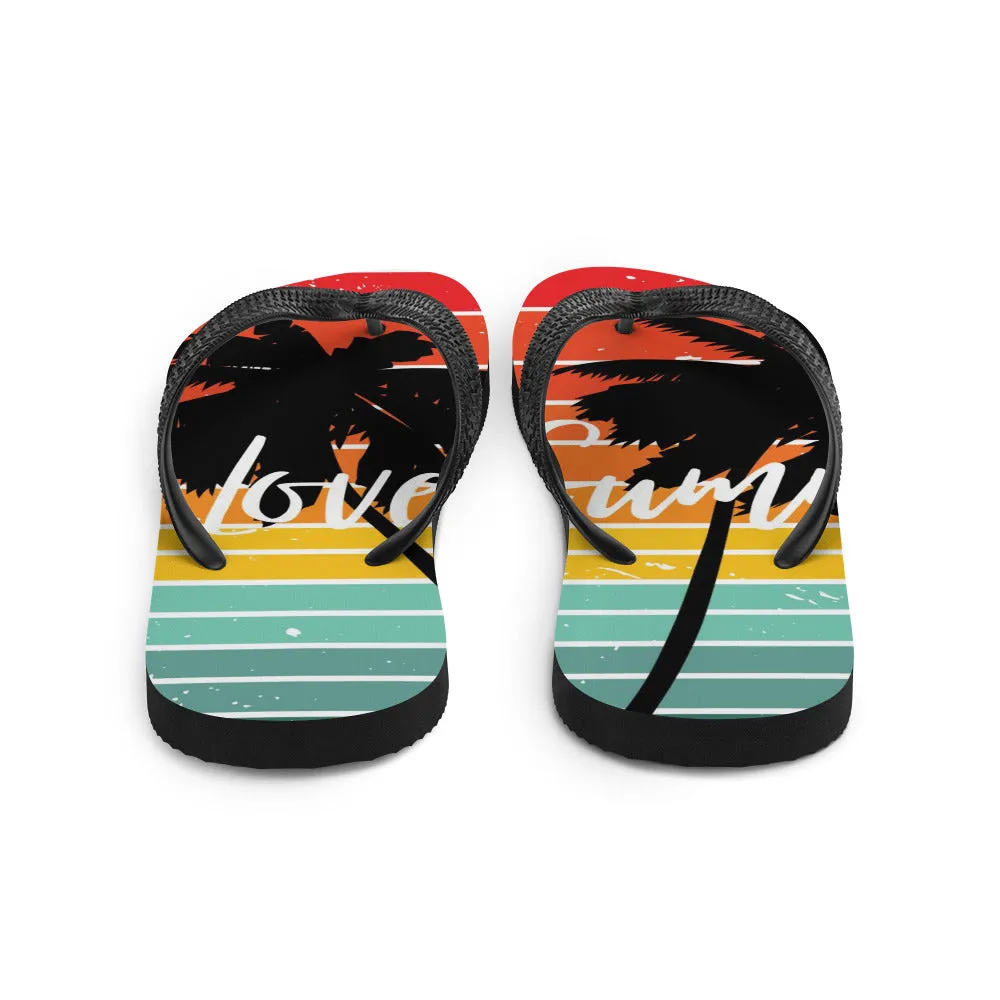 Flip-Flops Love summer / Fashion Flip flops / Summer outfits (Shipping from US & Latvia)