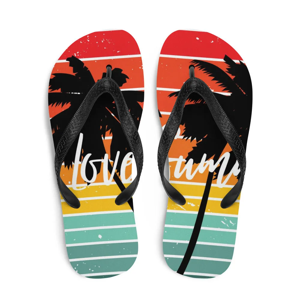 Flip-Flops Love summer / Fashion Flip flops / Summer outfits (Shipping from US & Latvia)