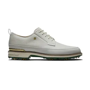 FOOTJOY Premiere Field LX Men's Spiked Shoes (White/Gold/Green)