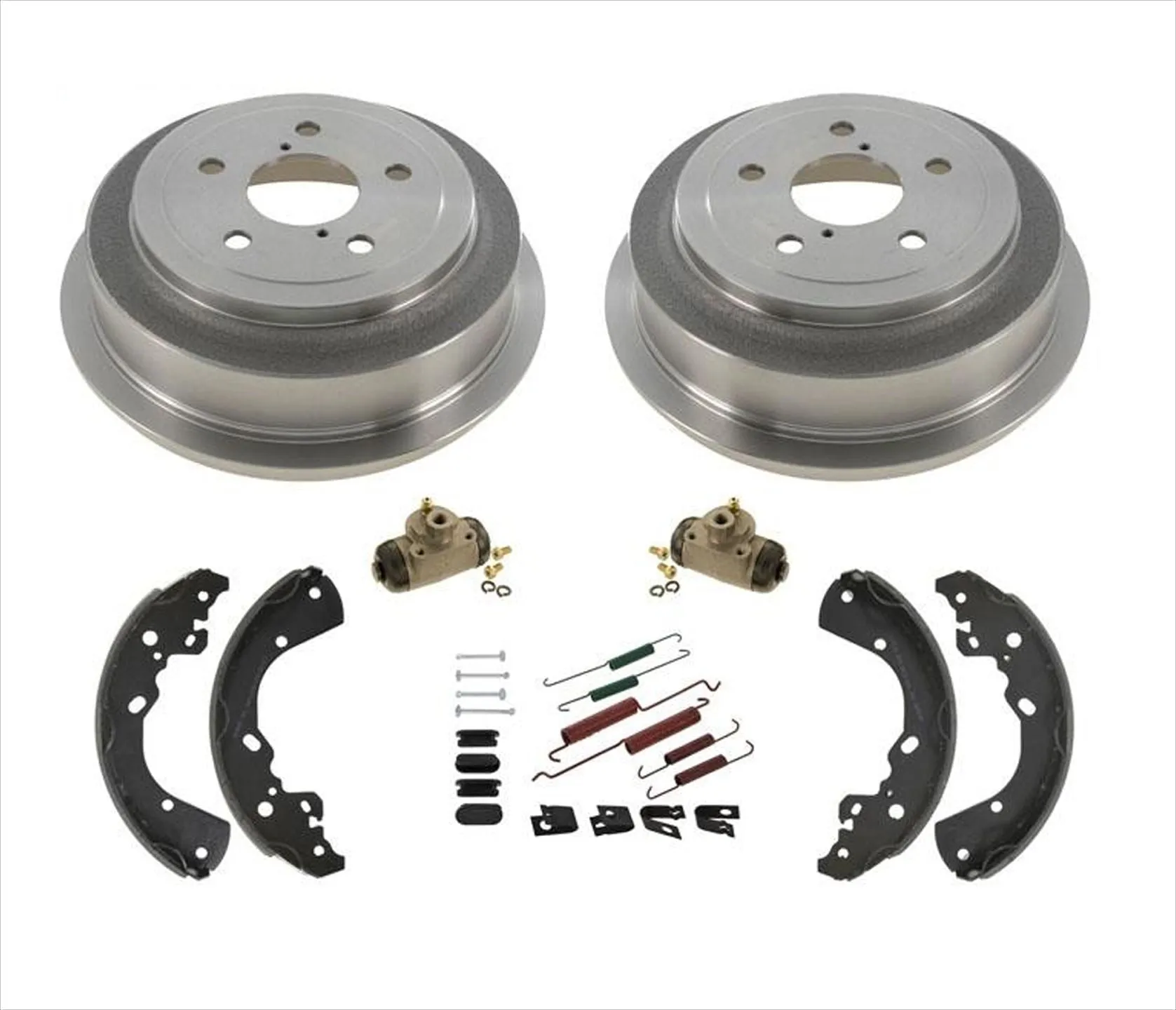 For 2006 Dodge Dakota Rear Brake Drums & Shoes Wheel Cylinders & Hardware Kit