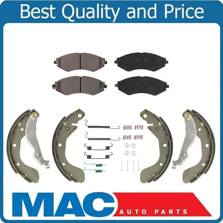 Front Brake Pads Rear Brake Shoes Spring Kit for Chevrolet Aveo & Aveo 5 05-11