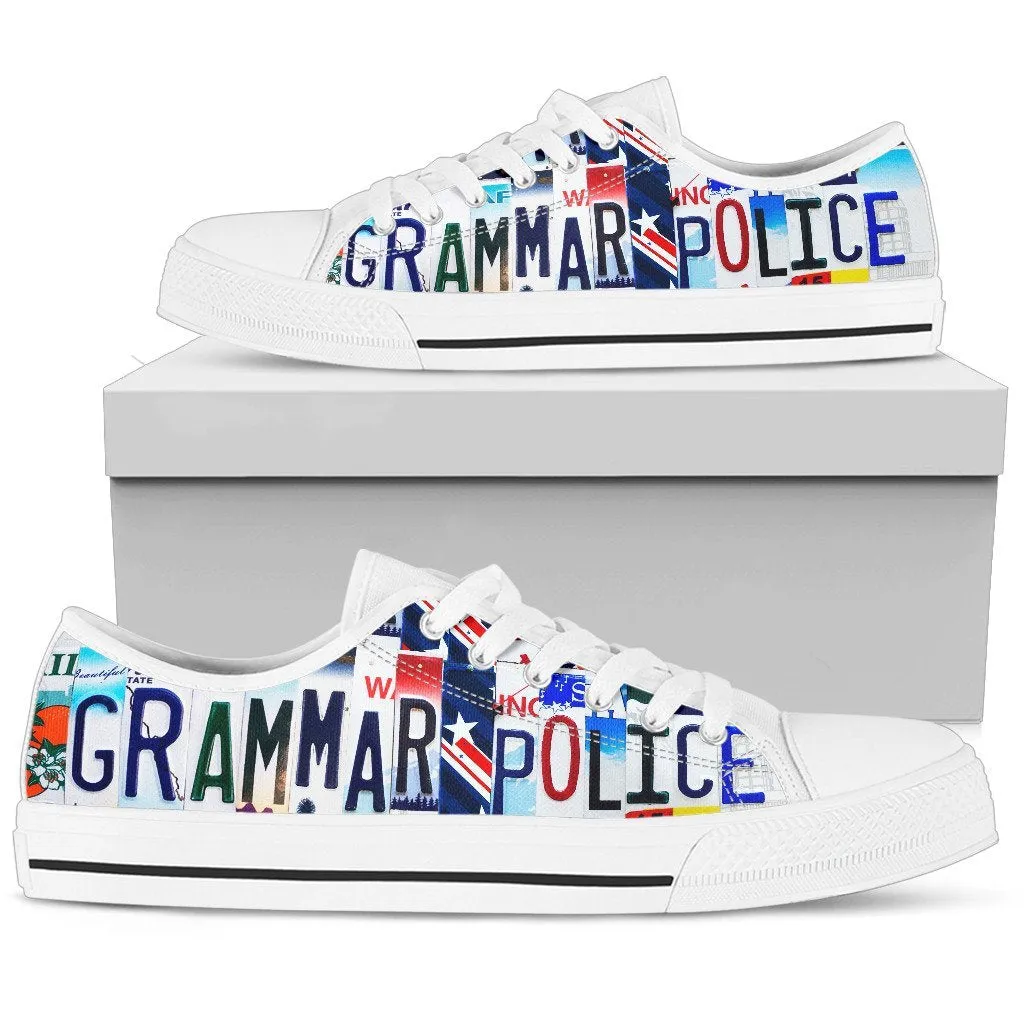 Grammar Police Low Top Shoes