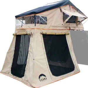 Guana Equipment Wanaka 64" Roof Top Tent With XL Annex