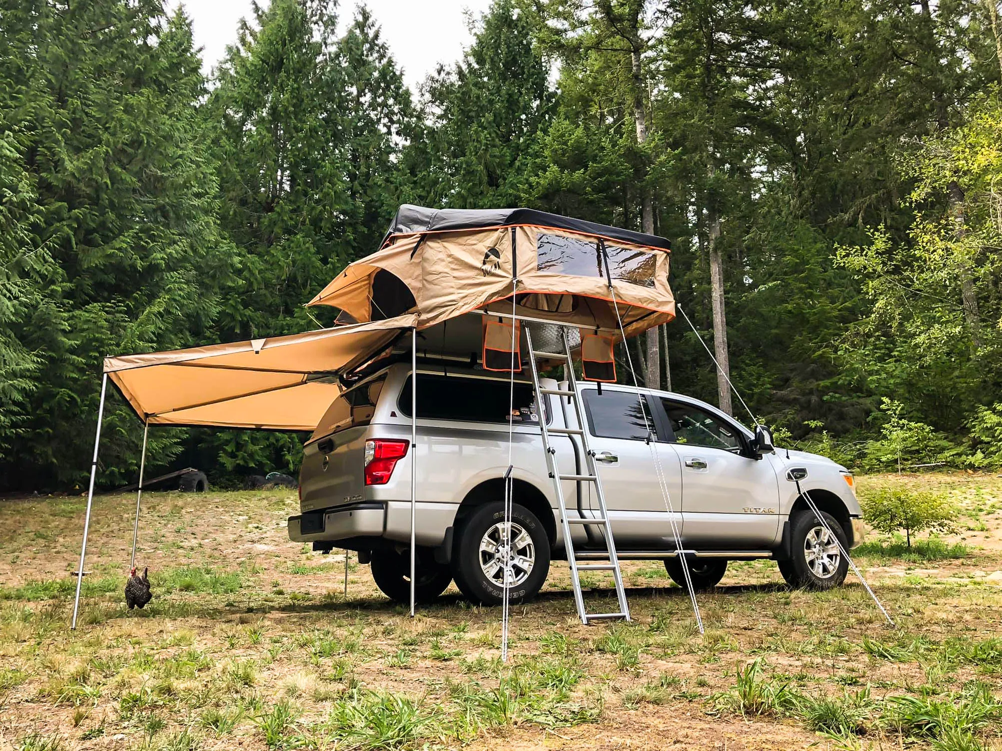 Guana Equipment Wanaka 64" Roof Top Tent With XL Annex