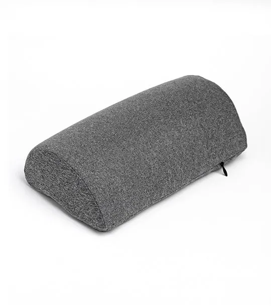 Half Cylinder Travel Pillow Gray