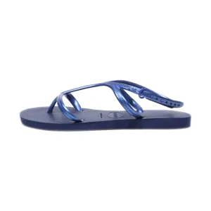 Havaianas Slippers Canvas Blue Colour For Men