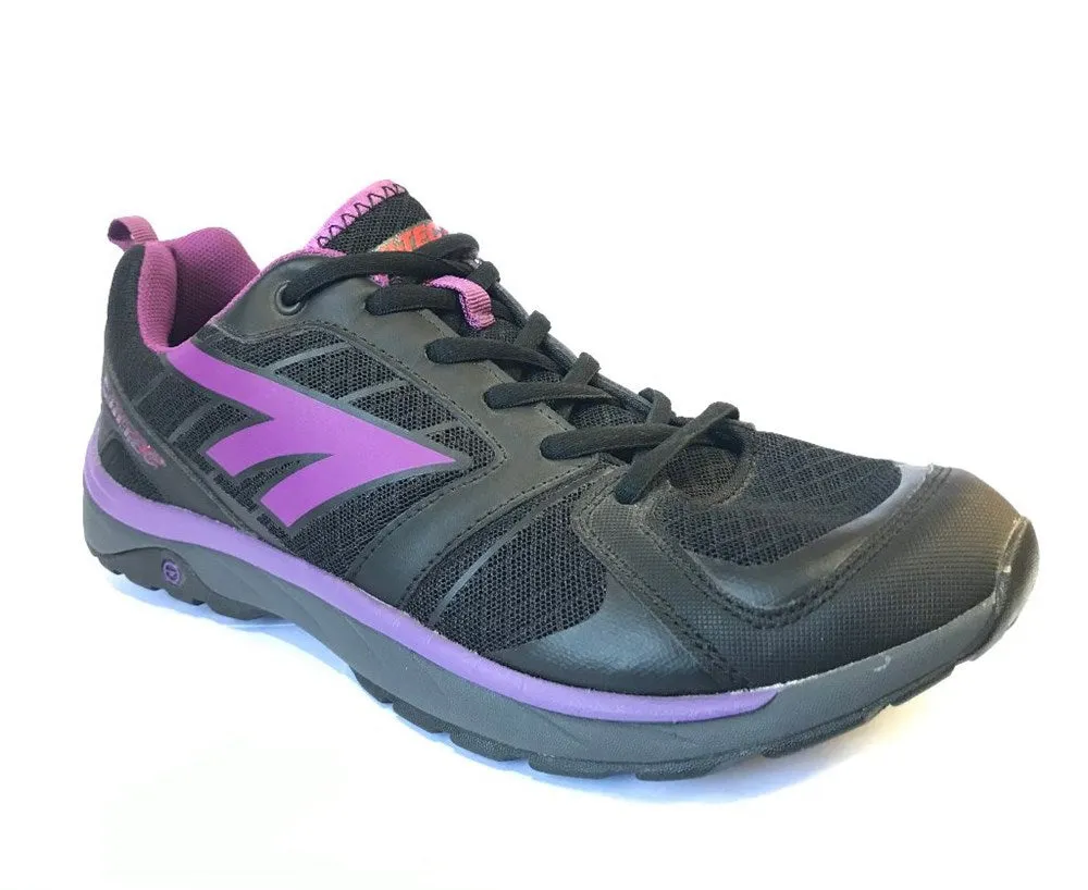 Hi-Tec Haraka Trail Women's Running Shoes - Black/Purple