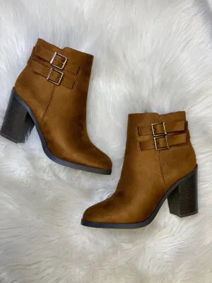 Hit The Trail Booties: Brown