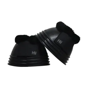 Hy Equestrian Ringed Fleece Topped Over Reach Boots