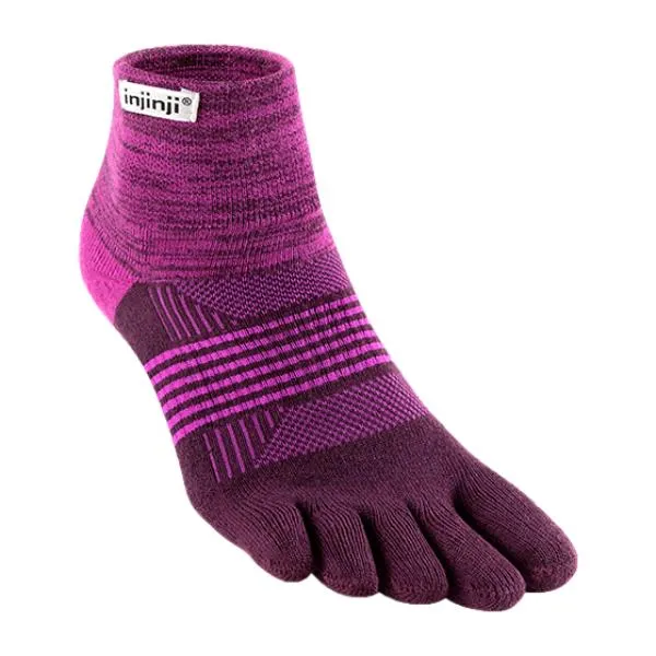 INJINJI - Women's Trail Midweight Mini-Crew Socks