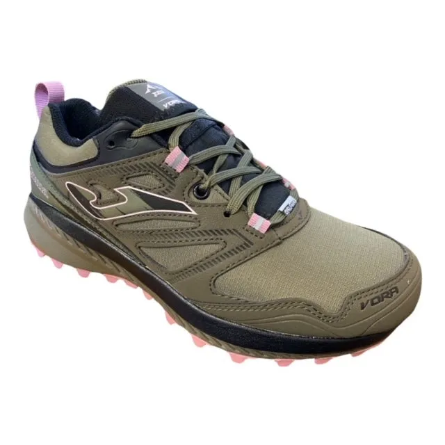 Joma scarpa da trail da donna Vora in Aislatex TKVOLW2123 cachi-rosa