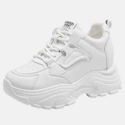 Joskaa 2024 New White Women's Sneakers Platform