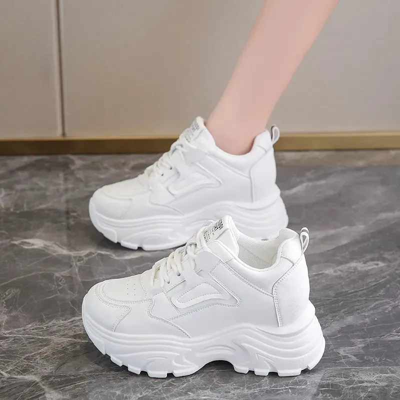 Joskaa 2024 New White Women's Sneakers Platform