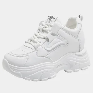 Joskaa 2024 New White Women's Sneakers Platform