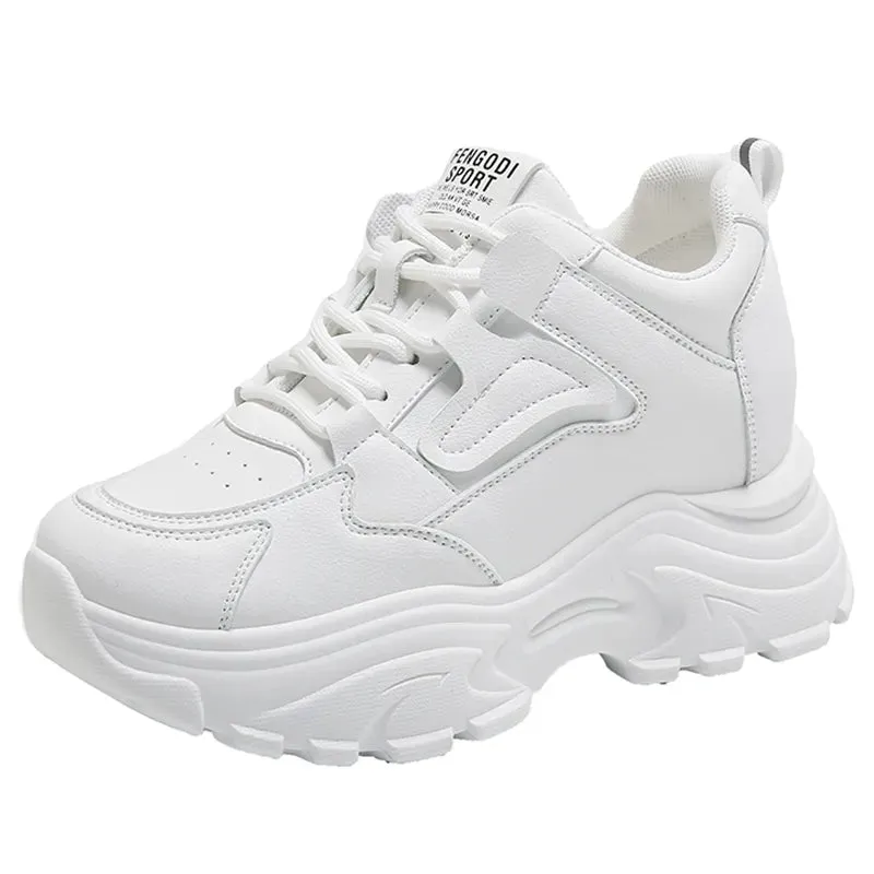 Joskaa 2024 New White Women's Sneakers Platform