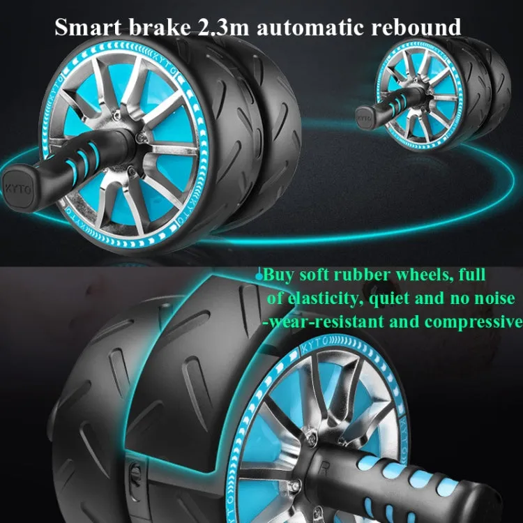 KYTO 2730 Electronic Counting Abdominal Wheel Abdomen Retracting Machine Automatic Rebound Giant Wheel(Red Black)