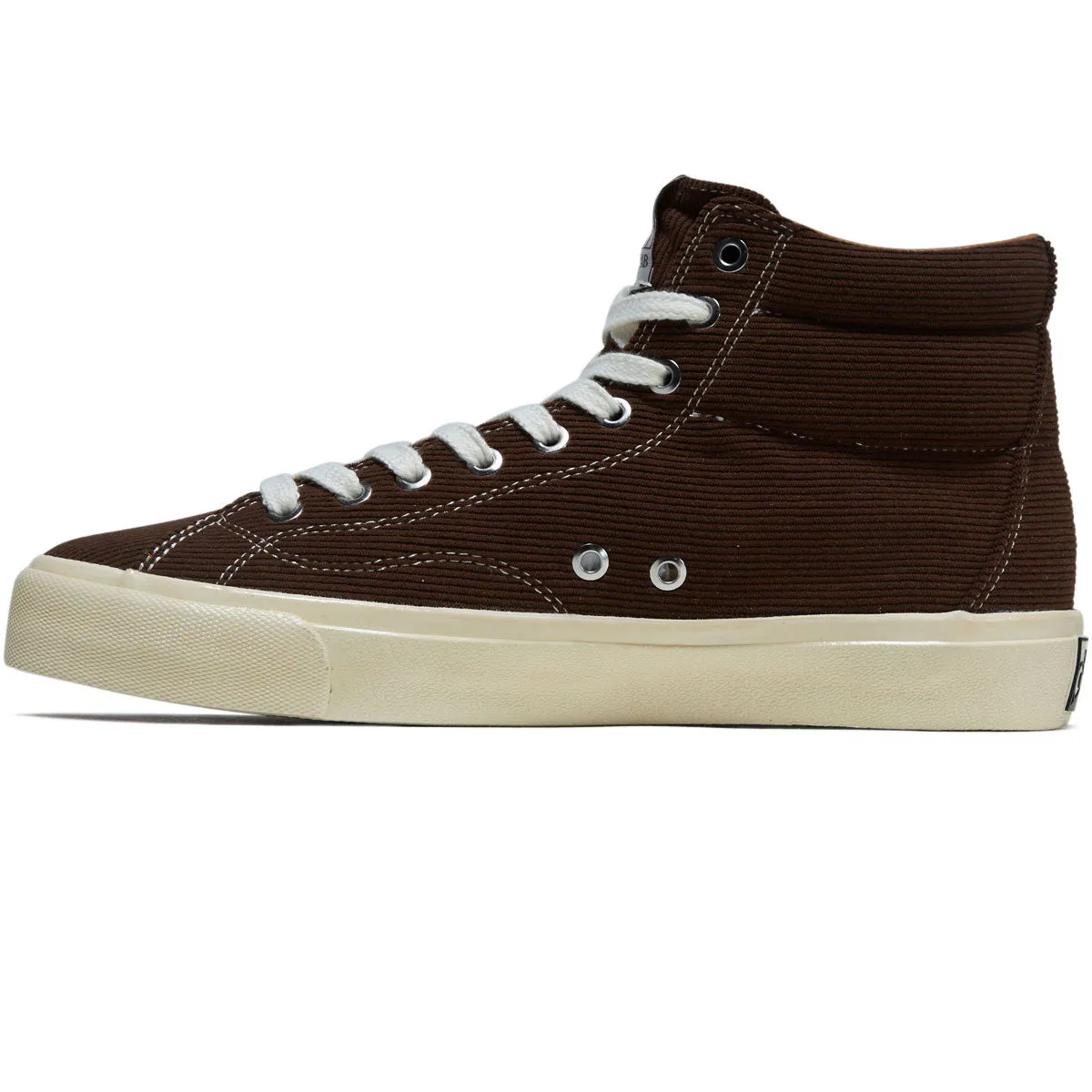 Last Resort AB VM003 Cord Hi Shoes - Dark Brown/White