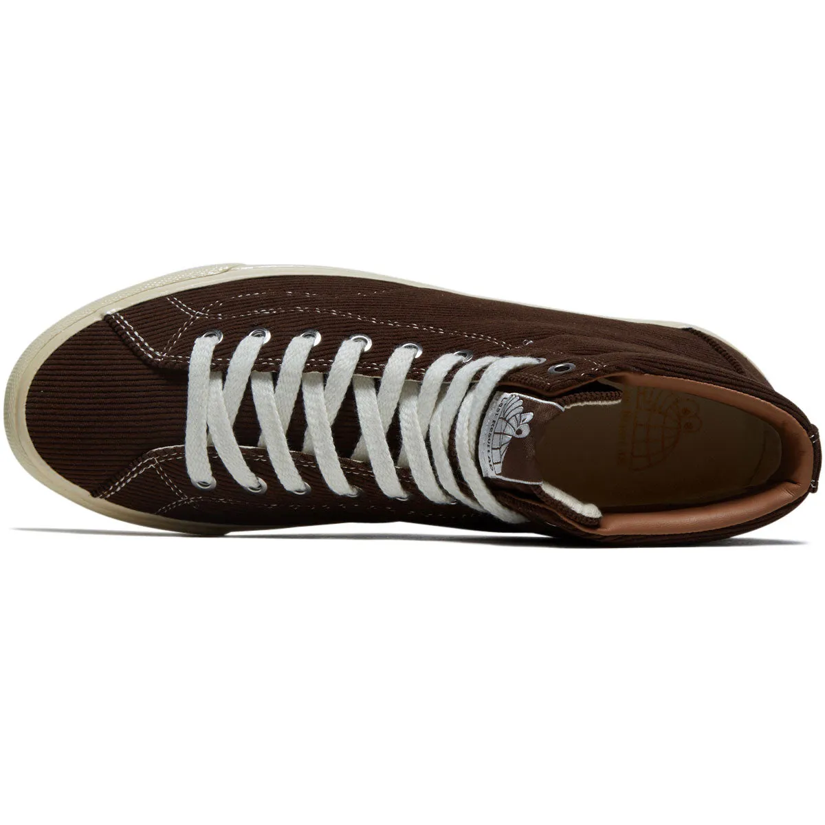 Last Resort AB VM003 Cord Hi Shoes - Dark Brown/White