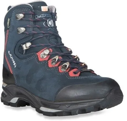 Lowa Mauria GTX WXL Womens Hiking Boot - Blue/Burgundy