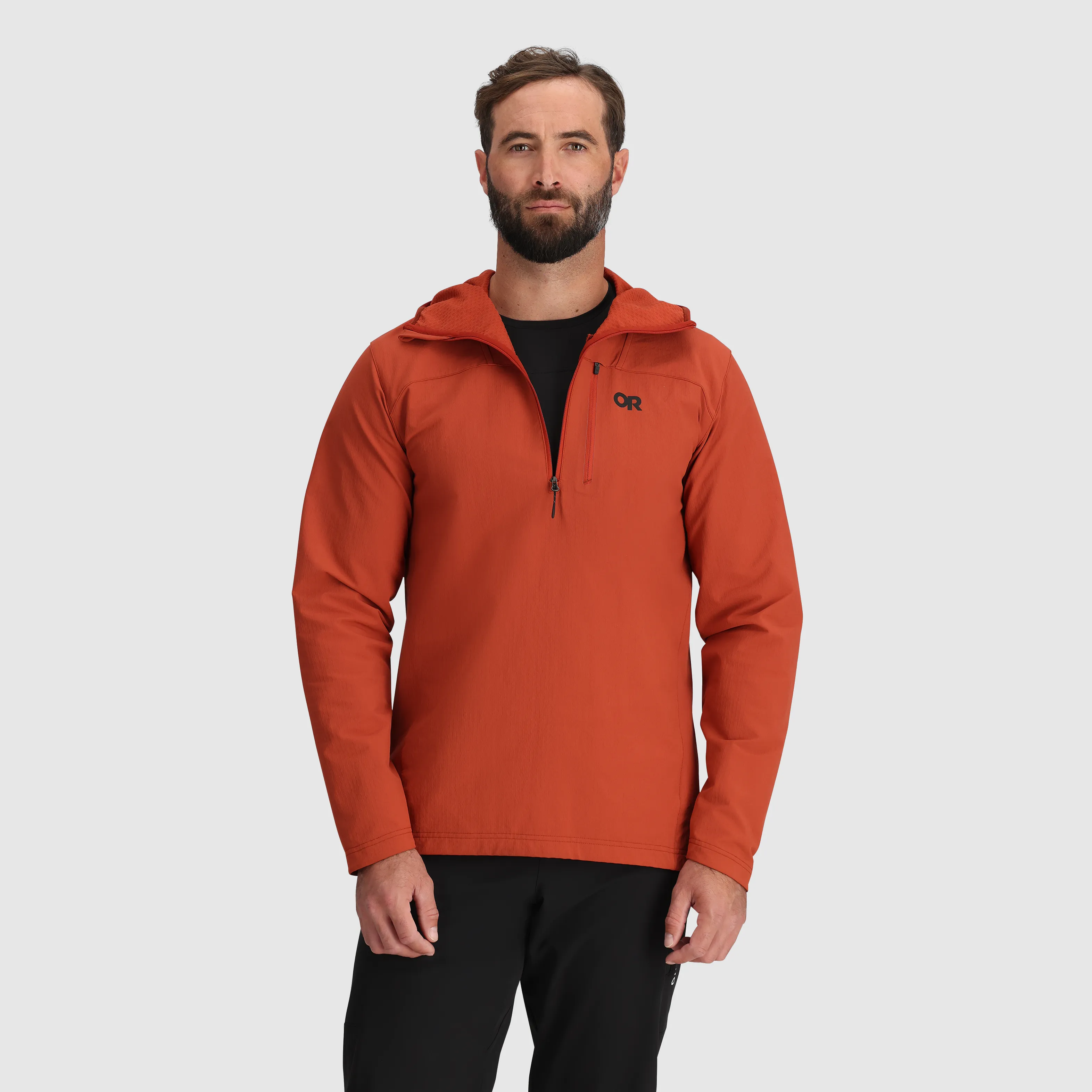 Men's Freewheel Half Zip Soft Shell Hoodie