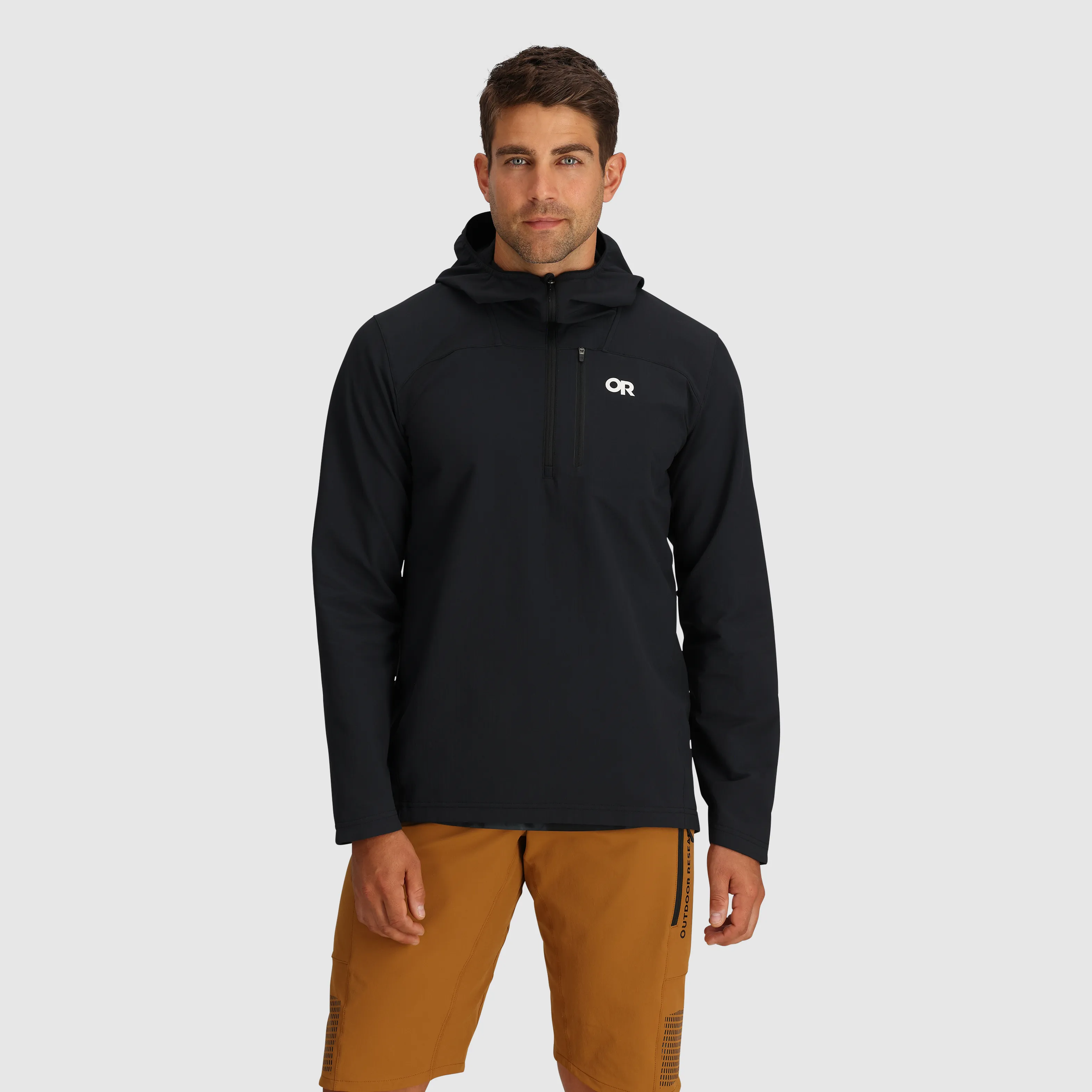 Men's Freewheel Half Zip Soft Shell Hoodie