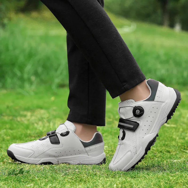 Men's Golf Shoes Comfortable Quick Lacing Outdoor Sneakers | F9965