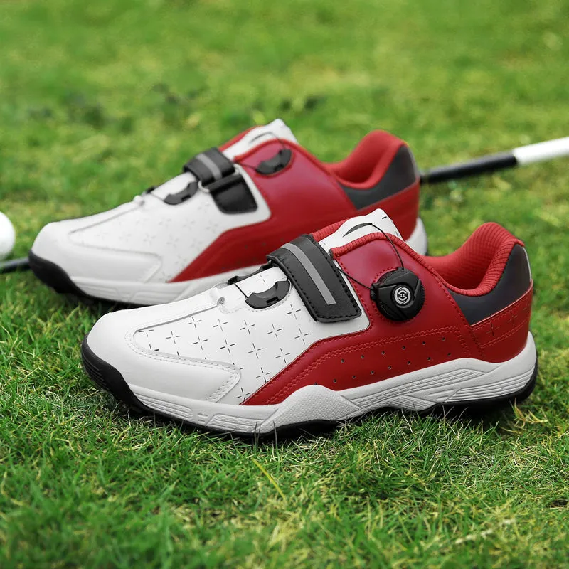 Men's Golf Shoes Comfortable Quick Lacing Outdoor Sneakers | F9965