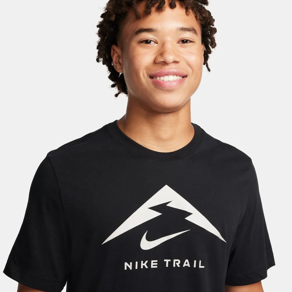 Mens Nike Dri Fit Trail Running T Shirt