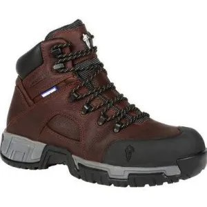 Michelin Men's Hydroedge 6" Steel Toe WP Work Boot -Brown- XHY662