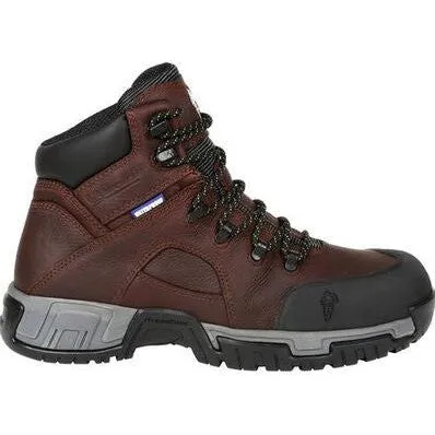 Michelin Men's Hydroedge 6" Steel Toe WP Work Boot -Brown- XHY662