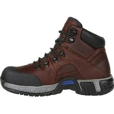 Michelin Men's Hydroedge 6" Steel Toe WP Work Boot -Brown- XHY662