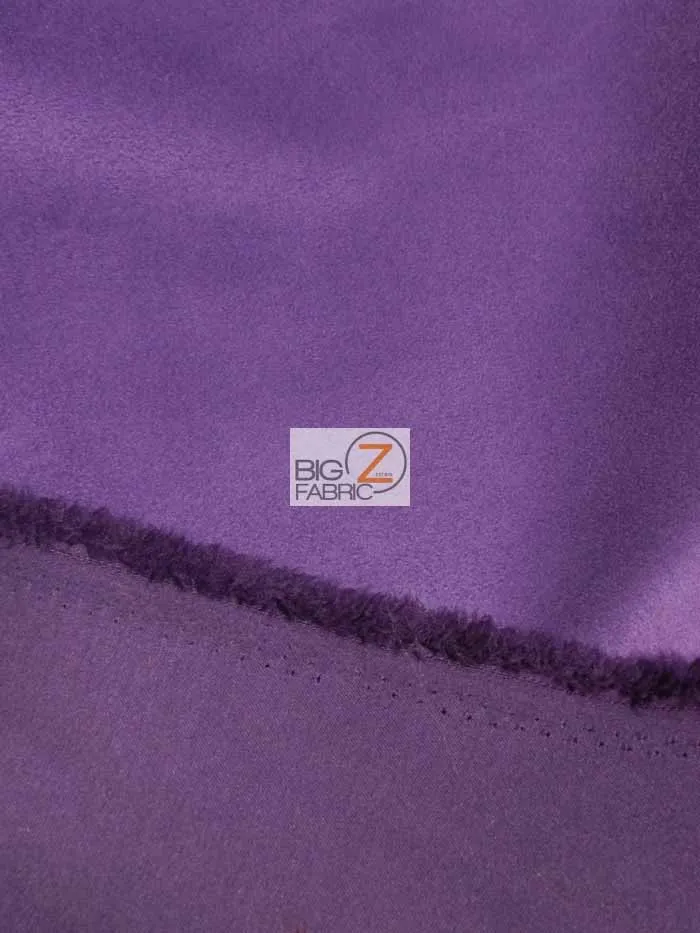 Microfiber Suede Upholstery Fabric / Eggplant / Passion Suede Microsuede