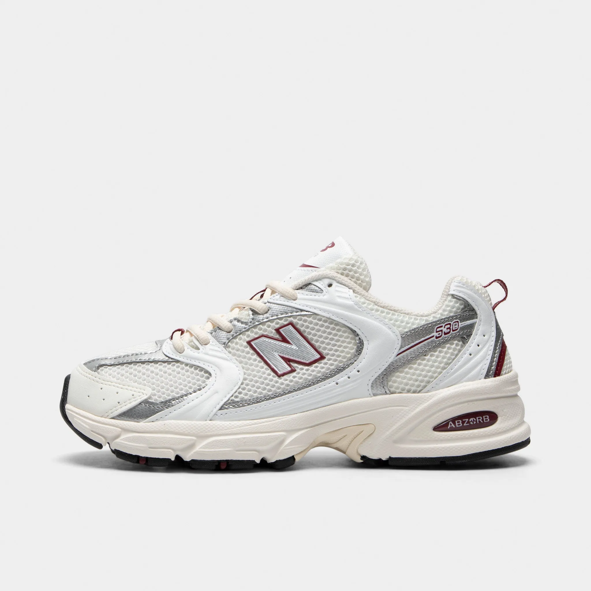 New Balance 530 Sea Salt / White - Mercury Red