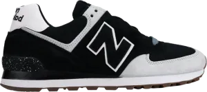 New Balance 574 Made in USA sneakers, black/white