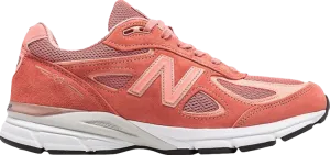 New Balance 990v4 Made in USA 'Sunrise Rose' sneakers, pink