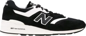 New Balance 997 Made In USA Sneakers, Black/White