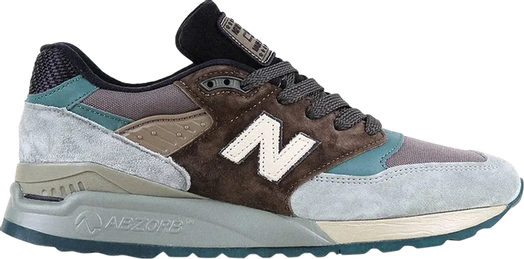 New Balance 998 Made in USA 'Brown Teal' sneakers, brown