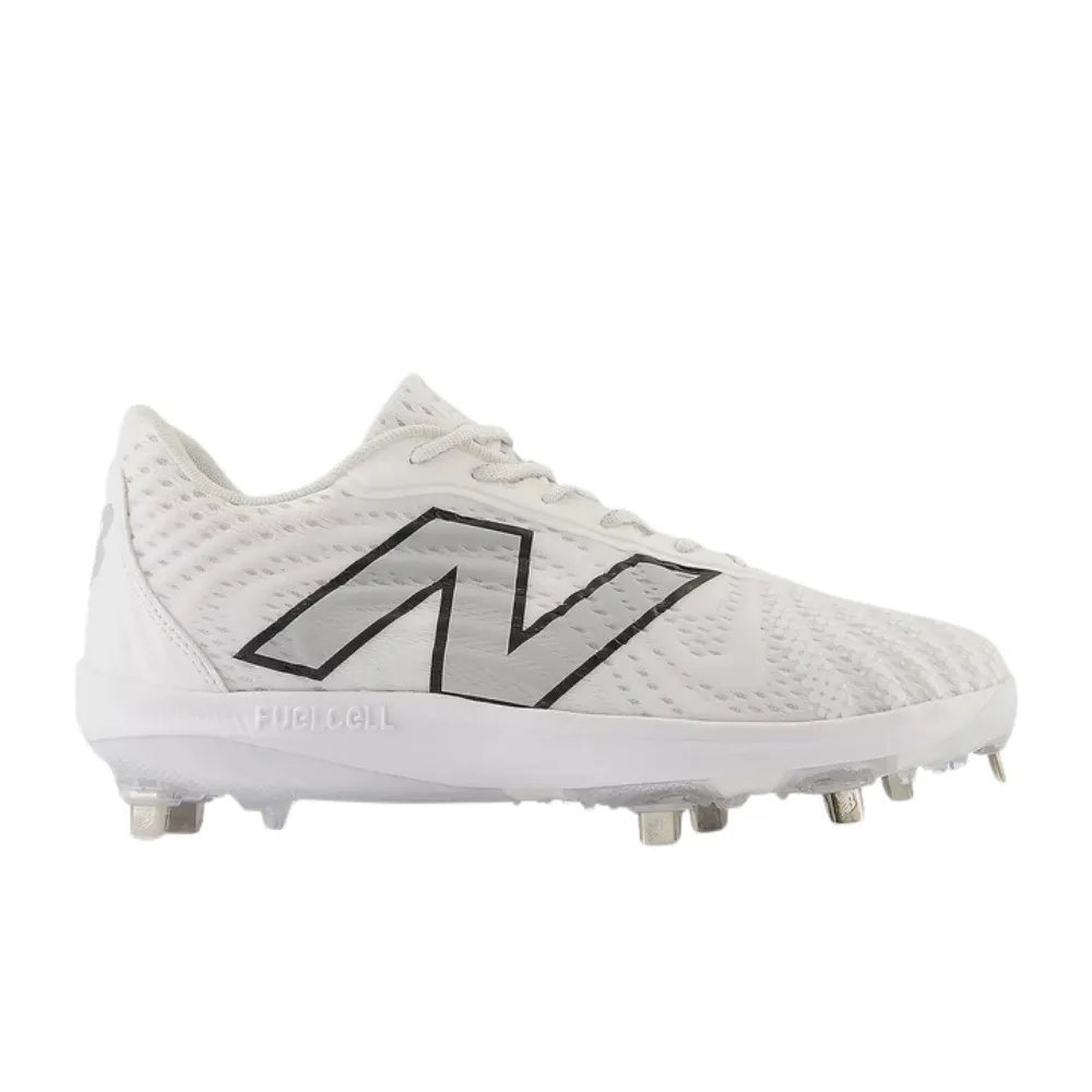 New Balance Low Baseball Cleats White Grey L4040TW7