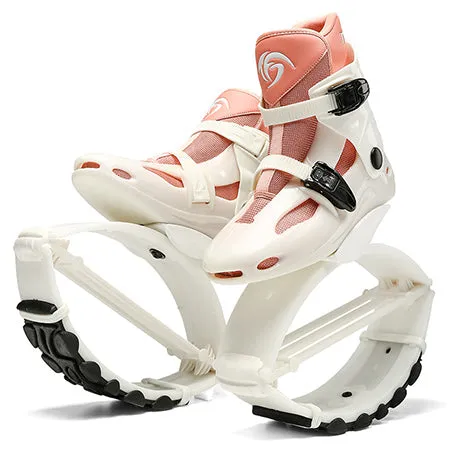 New Kangaroo Jump Boots-Shoes Workout Jumps Gen II Series Pink White