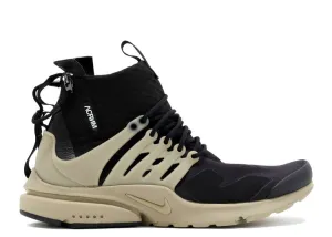 Nike ACRONYM X AIR PRESTO MID 'BAMBOO' sneakers, black