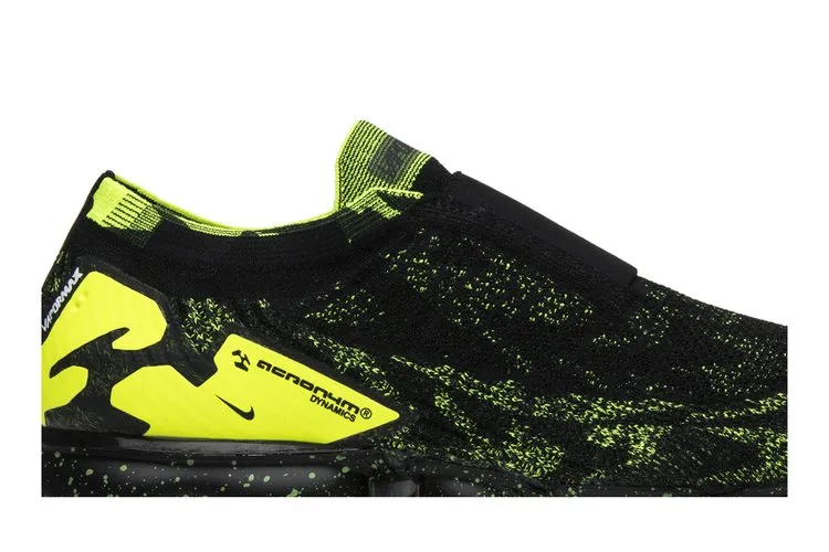 Nike Acronym x Air VaporMax Moc 2 'Volt' Sneakers, Black