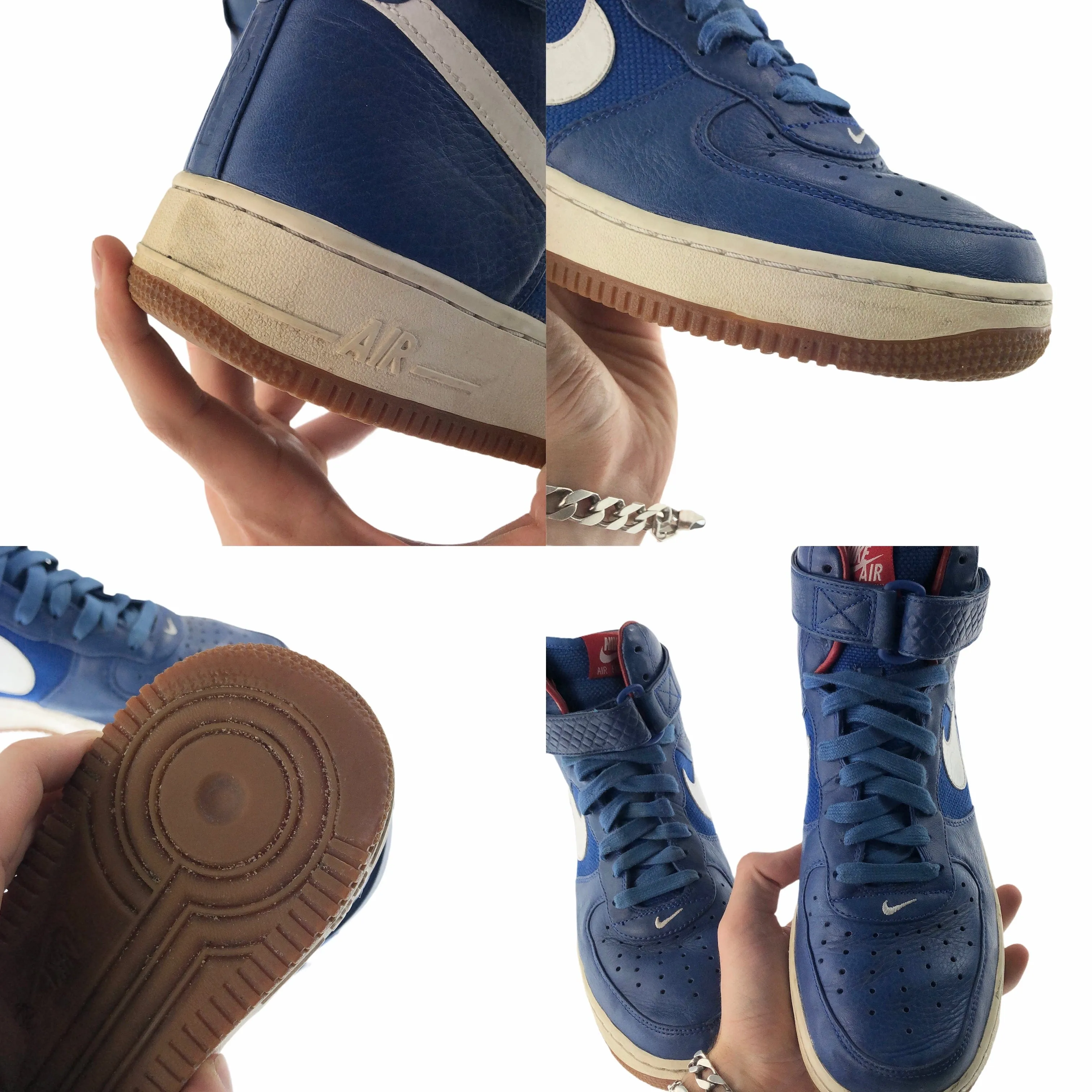 Nike Air Force high bobbito shoes size UK 7