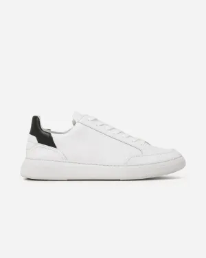 Off Court - White/Black Leathe -  White