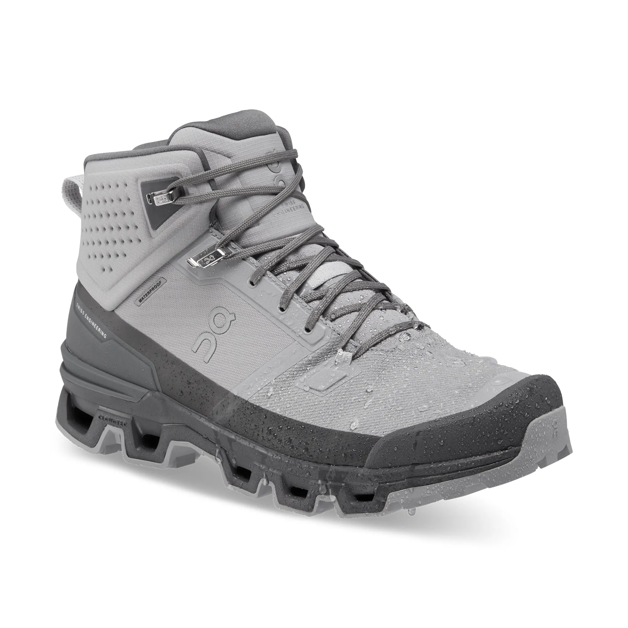 On Running Cloudrock 2 Waterproof (Mens) - Alloy/Eclipse