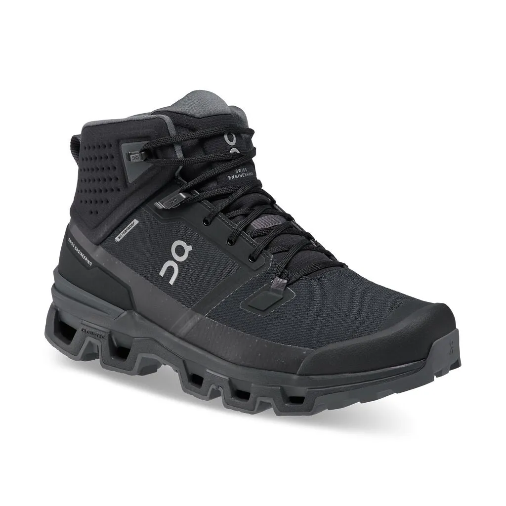 On Running Cloudrock  2 Waterproof (Mens) - Black/Eclipse