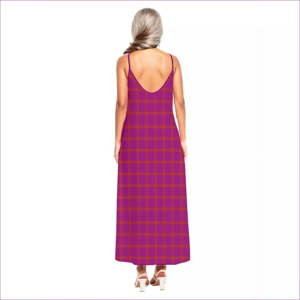 Perfusion Plaid Womens Sling Dress