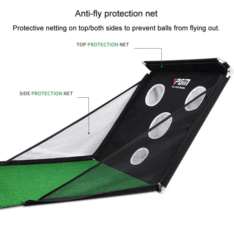 PGM TL033 66x300cm Golf Multifunctional Practitioner Chipping / Putting Practice Portable Exercise Net Golf Blanket